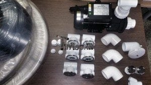 Hydro water massage set for hot tubs 10
