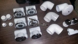 Hydro water massage set for hot tubs 8