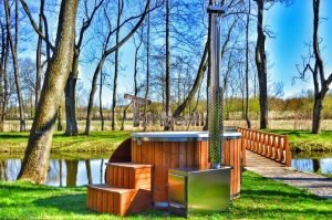 Outdoor SPA for 2 persons fiberglass Ofuro 10