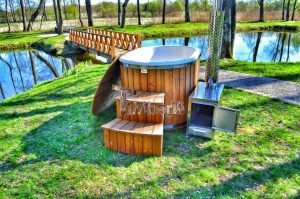 Outdoor SPA for 2 persons fiberglass Ofuro 12