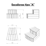Escaleras tipo A