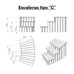 Escaleras tipo C