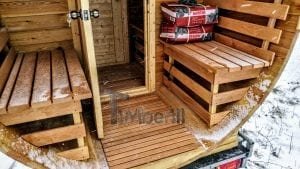 Mobile Outdoor Sauna On Wheels Harvia Wood Burner (19)
