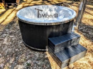 Black Fiberglass Lined Hot Tub With Integrated Burner Wellness Scandinavian (16)