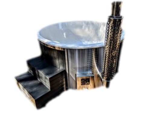 Jacuzzi para terraza estufa de pellets