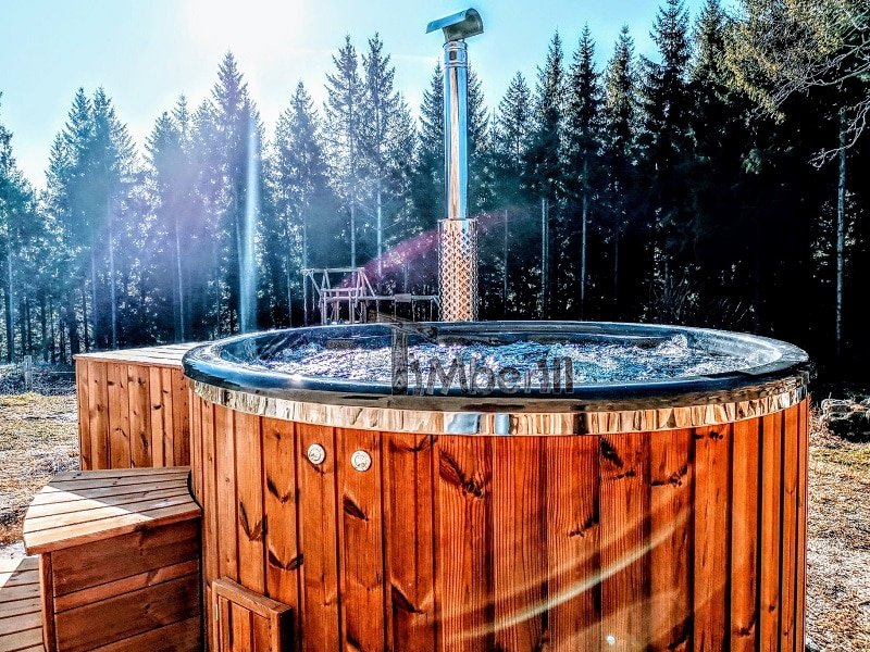 Spa en madera de leña