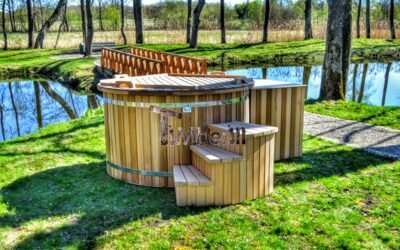 Bañera de hidromasaje de leña frente a eléctrica
