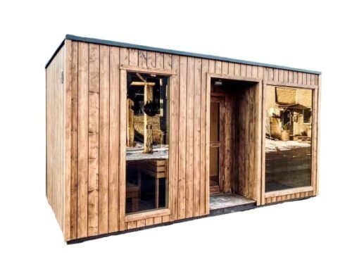 Cabina sauna exterior