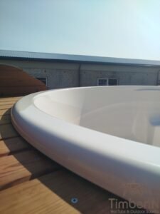 Sauna de madera exterior Iglu con jacuzzi 2 en 1 25 Timberin nordic pod duo (15)