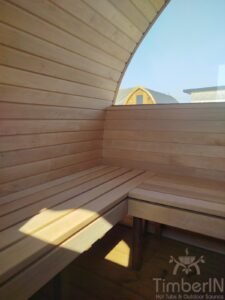 Sauna de madera exterior Iglu con jacuzzi 2 en 1 32 Timberin nordic pod duo (22)