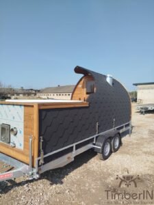 Sauna de madera exterior Iglu con jacuzzi 2 en 1 35 Timberin nordic pod duo (3)