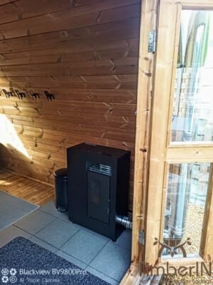 Glamping pod de madera TimberIN, detalle