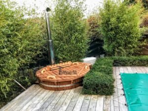 TimberIN Nordic™ Deluxe – jacuzzi exterior de madera – foto del producto